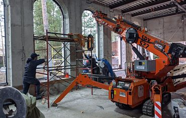 Монтаж стеклопакетов внутри помещения
