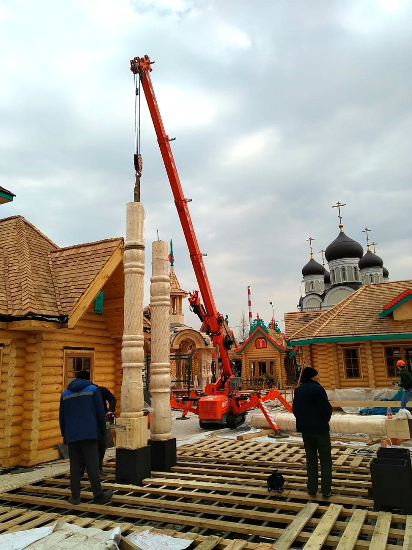 монтаж деревянных конструкций